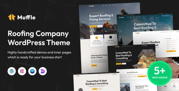 Muffle – Roofing Company WordPress Theme